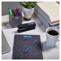 Dymo LabelWriter - D1 Etiketten Selbstklebend - 12 mm x 7 m - Schwarz auf Blau - (S0720560)