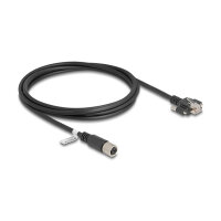 Delock M12 Kabel X-kodiert 8 Pin Buchse zu RJ45 Stecker...