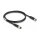 Delock M8 A-kodiert 4 Pin Kabel Stecker zu Buchse PUR (TPU) 1 m