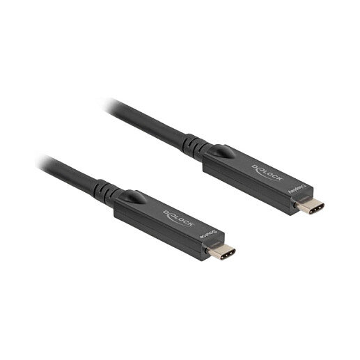 Delock Aktives Optisches USB-C™ 8K Video + Daten + PD Kabel 15 m