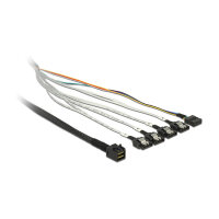 Delock Kabel Mini SAS SFF-8643 > 4 x SATA 7 Pin +...