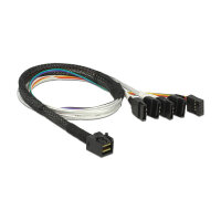 Delock Kabel Mini SAS SFF-8643 > 4 x SATA 7 Pin +...