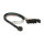 Delock Kabel Mini SAS SFF-8643 > 4 x SATA 7 Pin + Sideband 0,5 m Metall