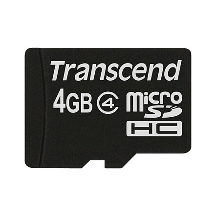 CARD 4GB Transcend microSDHC Class 4