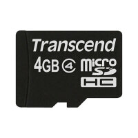 CARD 4GB Transcend microSDHC Class 4