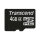 CARD 4GB Transcend microSDHC Class 4