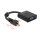 Delock Adapter mini DisplayPort 1.2 Stecker mit Schraube > VGA Buchse schwarz