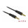 Delock Klinkenkabel 3,5 mm 5 Pin Stecker zu Stecker 0,5 m schwarz