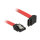 Delock SATA 6 Gb/s Kabel gerade auf oben gewinkelt 20 cm rot