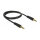 Delock Klinkenkabel 3,5 mm 5 Pin Stecker zu Stecker 1 m schwarz