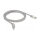 Delock Netzwerkkabel RJ45 Cat.6A S/FTP unten gewinkelt / gerade 2 m