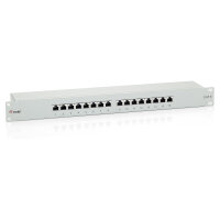 Equip Patchpanel 16x RJ45 Cat6 19" FTP 1HE ISO/IEC...