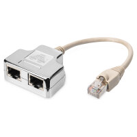 DIGITUS Patchkabel-Adapter. CAT 5e. geschirmt - 1:1