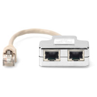 DIGITUS Patchkabel-Adapter. CAT 5e. geschirmt - 1:1