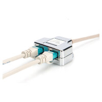 DIGITUS Patchkabel-Adapter. CAT 5e. geschirmt - 1:1