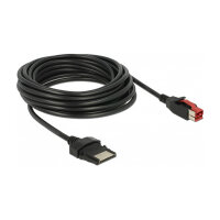 Delock PoweredUSB Kabel Stecker 24 V > 8 Pin Stecker 5 m für POS Drucker und Terminals