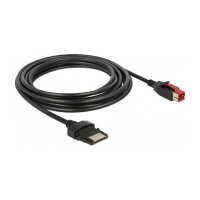 Delock PoweredUSB Kabel Stecker 24 V > 8 Pin Stecker 4 m für POS Drucker und Terminals