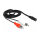 Delock Audio Kabel 2 x Cinchstecker zu 1 x 3,5 mm 3 Pin Klinkenbuchse 1,4 m