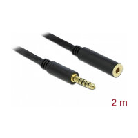 Delock Verlängerungskabel Klinke 4,4 mm 5 Pin...