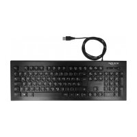 Delock USB Tastatur kabelgebunden 1,5 m schwarz (Water-Drop)