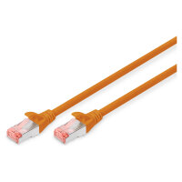 DIGITUS Patchkabel Cat6 S/FTP 2xRJ45 1.0m oran...