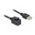 Delock Keystone Modul USB 2.0 C Buchse > USB 2.0 A Buchse mit Kabel