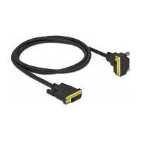 Delock DVI Kabel 24+1 Stecker zu 24+1 Stecker gewinkelt 1 m