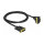 Delock DVI Kabel 24+1 Stecker zu 24+1 Stecker gewinkelt 1 m