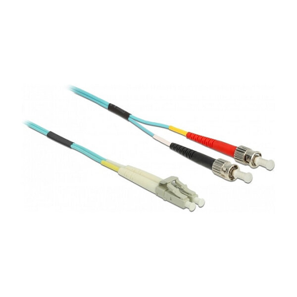 Delock Kabel Lichtwellenleiter LC zu ST Multimode OM3 2 m