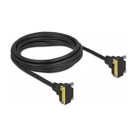 Delock DVI Kabel 18+1 Stecker gewinkelt zu 18+1 Stecker...