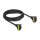 Delock DVI Kabel 18+1 Stecker gewinkelt zu 18+1 Stecker gewinkelt 3 m