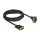 Delock DVI Kabel 24+1 Stecker zu 24+1 Stecker gewinkelt 3 m