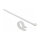 Delock Befestigungsschelle 25,4 mm mit Kabelbinder L 300 x B 7,2 mm weiß