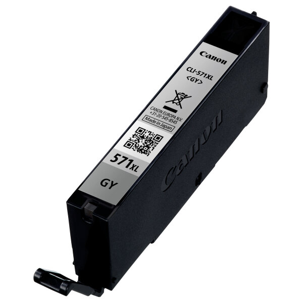 Canon Tinte CLI-571XL 0335C001 Grau bis zu 289 Farbfotos gemäß ISO/IEC 29102