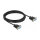 Delock RS-232 Kabel Seriell D-Sub9 Buchse zu Buchse Nullmodem mit schmalem Steckergehäuse 4 m