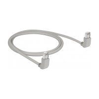 Delock Netzwerkkabel RJ45 Cat.6A S/FTP oben / oben gewinkelt 1 m