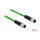 Delock Netzwerkkabel M12 D-kodiert 4 Pin Stecker zu Stecker TPU 2 m