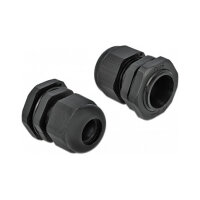Delock Kabelverschraubung PG16 10 Stück schwarz
