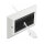 Delock Kabelmanagement Abdeckblende 146 x 86 mm mit schwarzen Bürstenstreifen