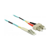 Delock Kabel Lichtwellenleiter LC zu SC Multimode OM3 1 m