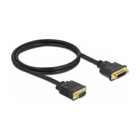 Delock Kabel DVI 24+5 Buchse zu VGA Stecker 1 m