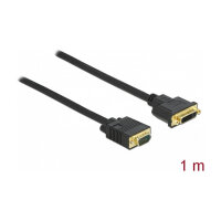 Delock Kabel DVI 24+5 Buchse zu VGA Stecker 1 m