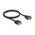 Delock Kabel DVI 24+5 Buchse zu VGA Stecker 1 m