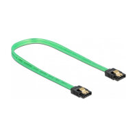 Delock SATA 6 Gb/s Kabel UV Leuchteffekt grün 50 cm