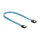 Delock SATA 6 Gb/s Kabel UV Leuchteffekt blau 70 cm