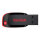 STICK 32GB USB 2.0 Sandisk Cruzer Blade black/red