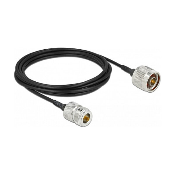 Delock Antennenkabel N Stecker zu N Buchse LMR/CFD100 3 m low loss