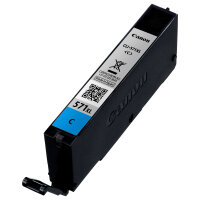 Canon Tinte CLI-571XL 0332C001 Cyan bis zu 375 Farbfotos...