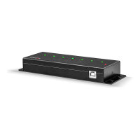 LINDY USB HUB 7x Lindy USB Metall Hub 2.0 Industrial