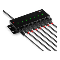 LINDY USB HUB 7x Lindy USB Metall Hub 2.0 Industrial